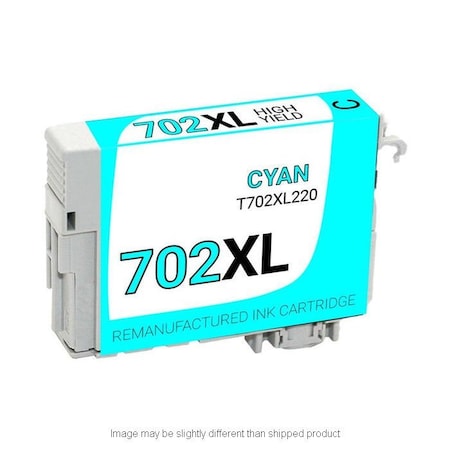 Epson Replacement, CYAN Compatible InkJet Ink, 950 page yield T702XL220-S