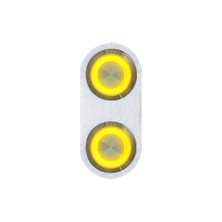 Perfectpitch AUTBBA26 Daytona Billet Switch with YELLOW LED Illumination - Single Switch PE2989063