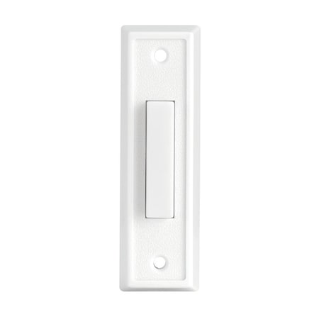 Heath-Zenith BELL DOOR BUTTON-W-S-WHITE 18000092