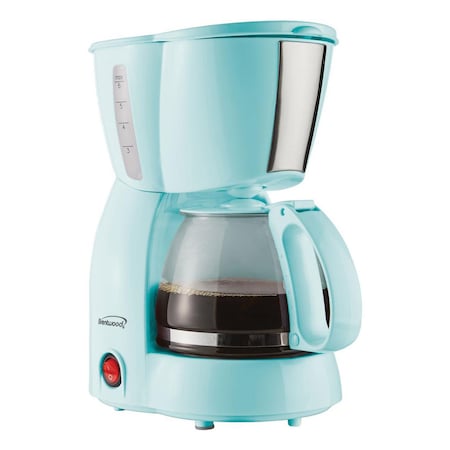 Brentwood Industries 4 Cup 650  Watt Coffee Maker in Blue TS-213BL