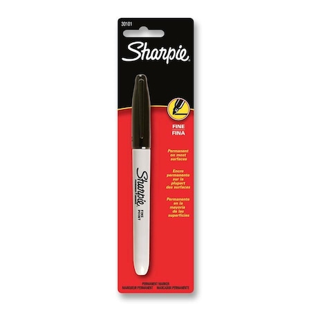 Sharpie Black Permanent Marker, Fine Tip 30101