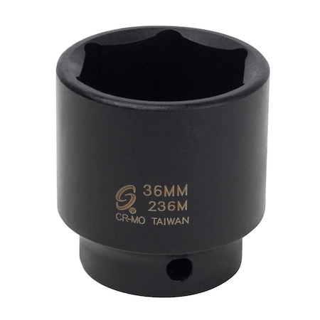 Sunex 1/2 in Drive 36Mm Impact Socket 236M