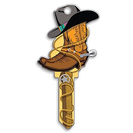 Lucky Line Key Shapes, Cowboy House Key Blank, 5PK 5002226
