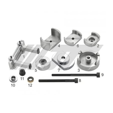 Jtc Auto Tools Sub-Frame Bush Remover/Installer for Benz W204/W207/W212/W218/W231, Rear Axle 4334