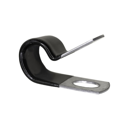 Auveco Closed Clamp 1/2in- Galvanized Vinyl Coated, 25PK 10601