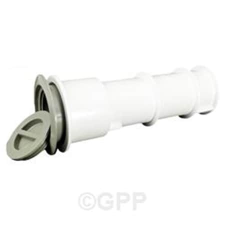 Waterway Plastics Volleyball Pole Holder Assembly  Gray WW5406707B