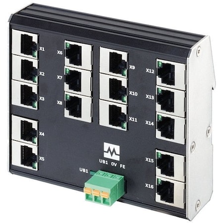Murrelektronik Ethernet Switch, IP20,100 mbps 58904
