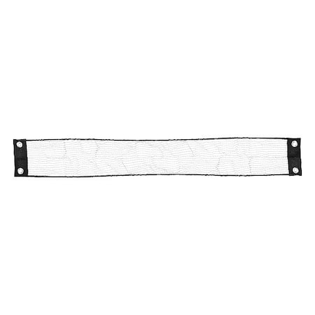 Us Netting Chute Netting, 48 in D, 6 in W, White USN-111S-648-W