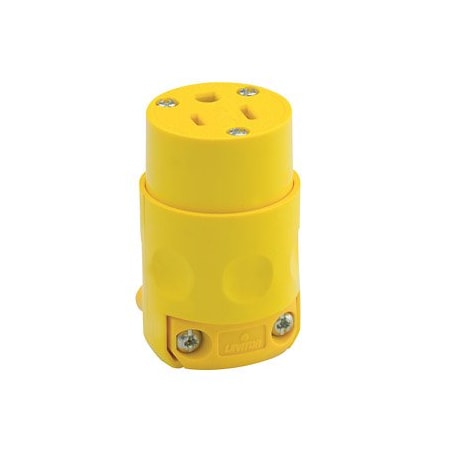 Leviton Grounding Connector, 15A, 125V, Yellow 515CV