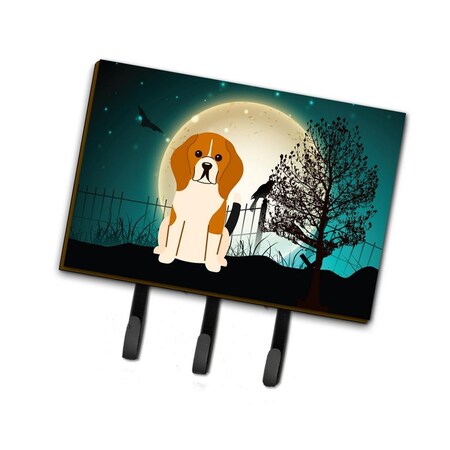Carolines Treasures Halloween Scary Beagle Tricolor Leash or Key Holder BB2230TH68