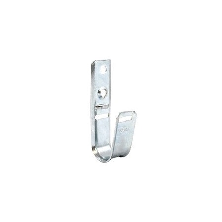 Cable Wholesale 0.75 Inch J-Hook, Wall Mount Style with Retainer Clips, 25 pack 92J1-40001