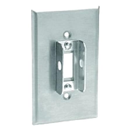 Leviton Wall Plate, Toggle, Stainless Steel 84001-LOK