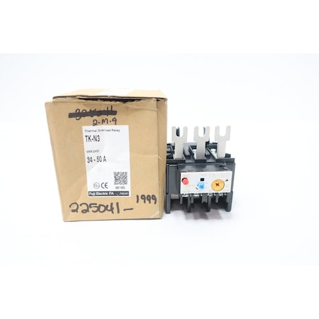 Fuji Electric THERMAL OVERLOAD RELAY 34-50A TK-N3 3NK2HE