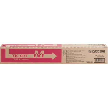 Kyocera Magenta Toner Cartridge 6K YLD 1T02K0BUS0 TK897M