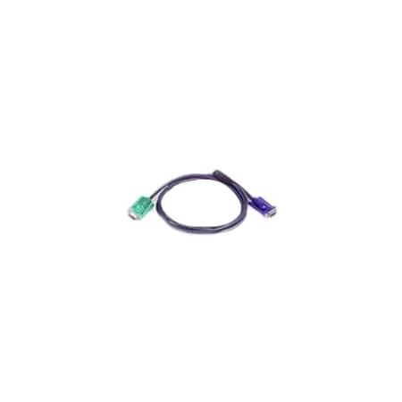 Aten 2L-5201U KEYBOARD / VIDEO / MOUSE KVM CABLE - 4 PIN USB TYPE A, HD-15 M - 15 2L5201U