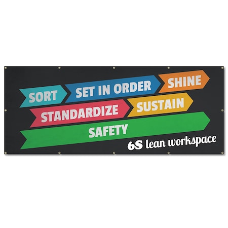 Signmission 6s Lean Workspace, 48 Inch, Banner B-120-30336