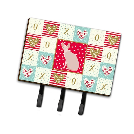 Carolines Treasures 6 x 2 x 9 in. Sphynx No.2 Cat Love Leash or Key Holder CK5795TH68