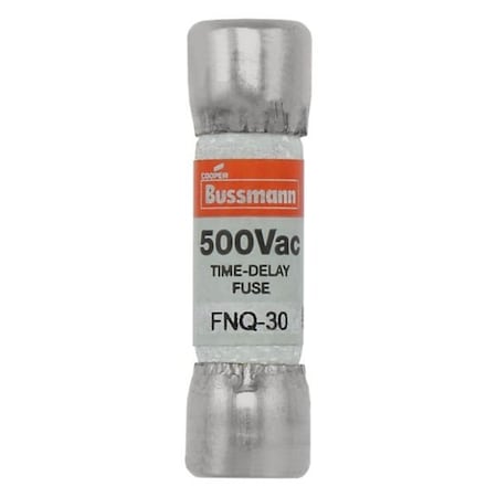 Eaton Bussmann Fuse, Time-delay 3.5 A, Non-indicating 0 kAIC at 500 Vac Standard 500 V, 10PK FNQ-3-1/2