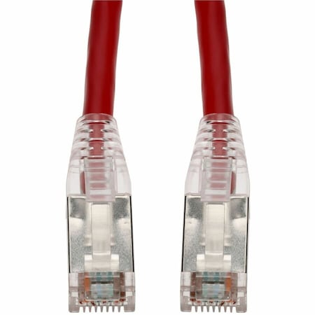 Add-On 100FT RJ-45 MALE TO RJ-45 MALE SHIELDED STRAIGHT RED CAT6 STP PVC COPPER PAT ADD-100FCAT6S-RD