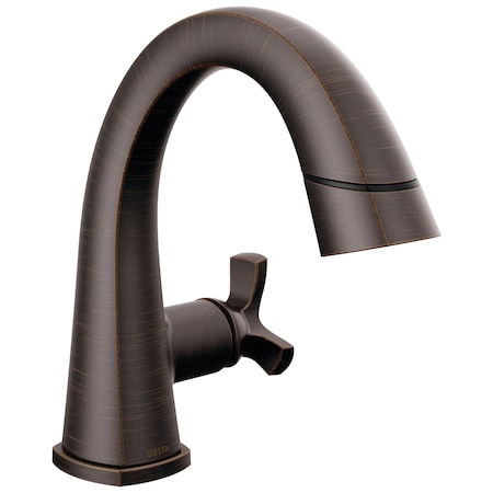 Delta Stryke Single Handle Pull Down Bathroom Faucet In Venetian Bronze 5776-RBPD-DST