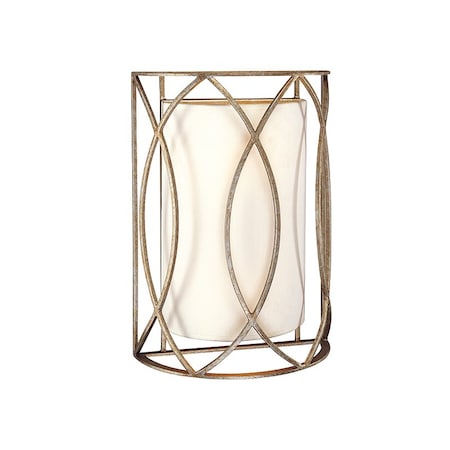Troy Lighting Sausalito 2 Light Wall Sconce 10 In. Silver Gold B1289-SG