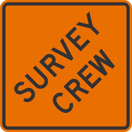 Lyle W21-6, Survey Crew, 36x36, High Intensity Prismatic, Orange G-16277-HI_36x36