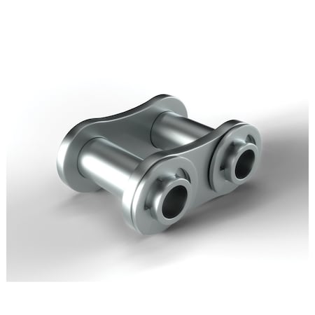 Hkk Chain HKK E-Clip Hollow Pin Connecting Link, #40 chain, .5P, .158 in ID x .222 OD Pin, 304SS SR040HPSCL1
