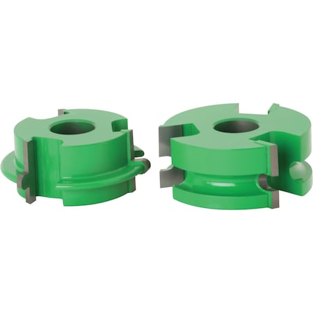 Grizzly Shaper Cutter - Tongue & Groove Flooring Cutter Set, 3/4" Bore C2307