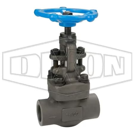 Dixon Globe Valve, 1 in Nominal, FNPT Connection End Style, Class 800, Forged Steel Body FSGLBV100