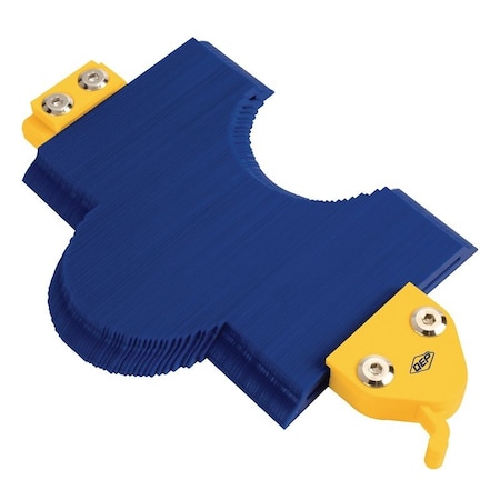 Qep Locking Contour Gauge, 6 in L, 4-1/2 in W 10038