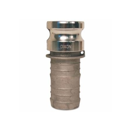Dixon Valve Global Type E Adapters, 3 in, Hose Barb/Male, Aluminum 238-G300-E-AL