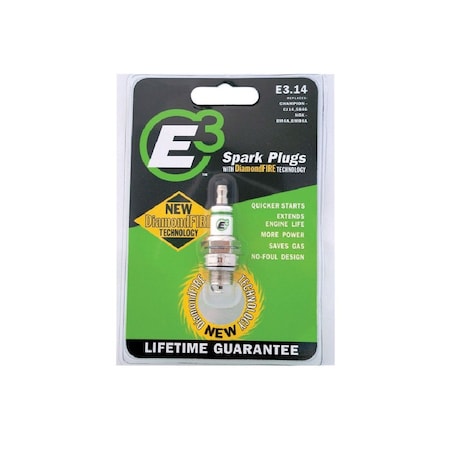 Mtd Products Spark Plug, 13/16 in Fill Gap, 0.551 in Thread, 3/4 in Hex E3.14