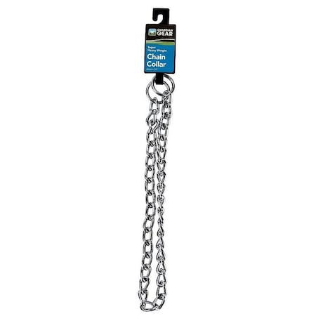 Guardian Gear Dog Chain Collar, 24 in L Collar, 4 mm W Collar 12624