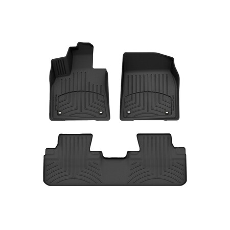 Weathertech Black, Front and Rear FloorLiner HP 44886-1-2IM