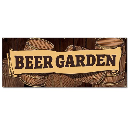 Signmission Beer Garden, 48 Inch, Banner B-120-30348