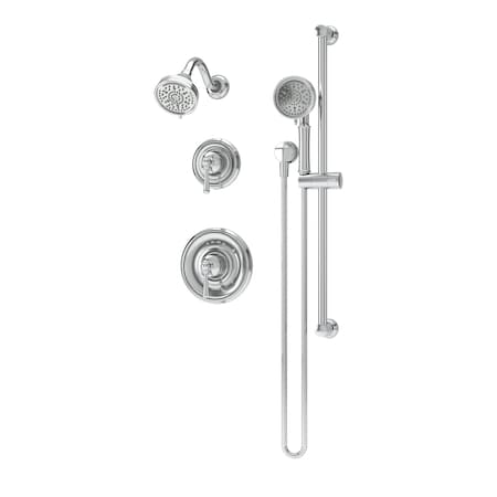 Symmons Braston HydroMersion Double Handle Shower Trim Kit with Hand Spray 589515TRM