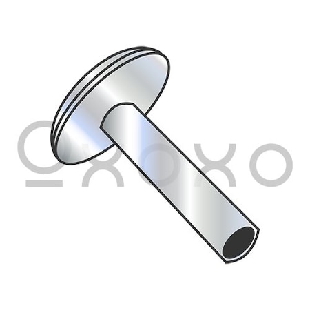 Oxoxo 1/4X1 1/4 Truss Head Steel Semi-Tubular Door Rivet, 1000PK 613144