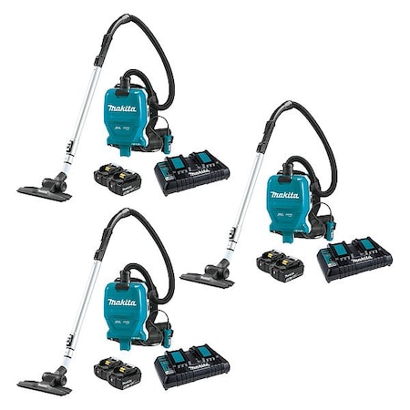 Makita Lxt Bl Hepa Backpack Vacuum Kit, 36V XCV09PT-3