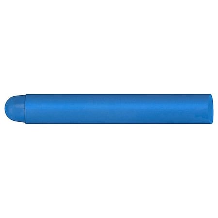 Markal Marking Crayon, 4-7/8 in L, Blue, Wax 82457G