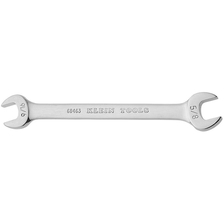 Klein Tools Open-End Wrench 9/16-Inch, 5/8-Inch Ends 68463