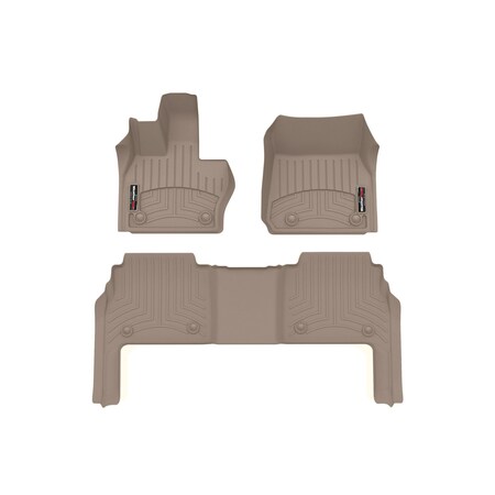 Weathertech Tan, Front and Rear Floorliners 451753-1-2