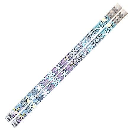 Musgrave Pencil Co Snowflake Glitters Motivational Pencils, 144PK MUS1063D