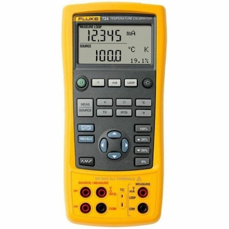Fluke Temp Calibrator, to2498 Degrees F, NIST Fluke-724