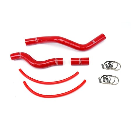 Hps Performance High Temp Reinforced Silicone Radiator Coolant Hose Kit, Red,  57-1526-RED