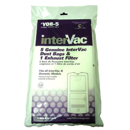 Intervac Vac Disposable Fits InterVac Dometic Models H F LH GH GF RMH RMF Vacuum Cleaner Y08-5