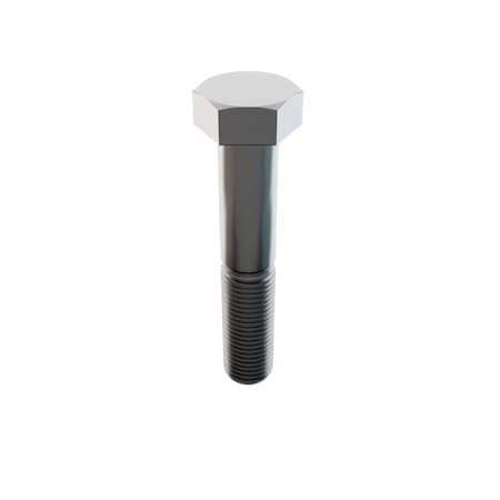 Zoro Select Not Graded, 3/8"-24 Hex Head Cap Screw, Plain Stainless Steel, 2 in L MS35308-366D
