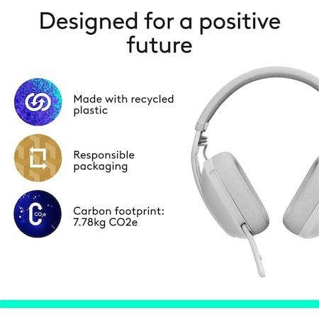 Logitech Zone Vibe 100 Headset -Off Wht 981001257