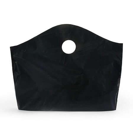 Nashville Wraps Black Wave Top Reusable Plastic Bags, Medium 18x15x6, 2.25 mil, 250PK S29FBK