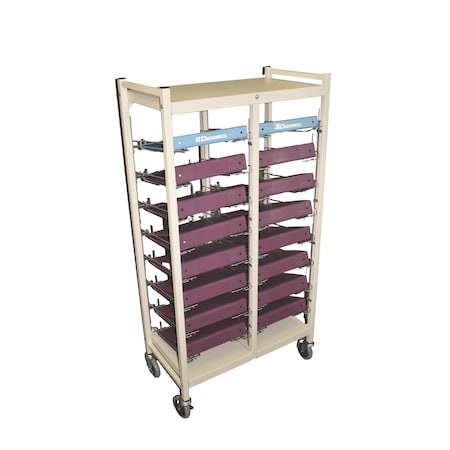 Omnimed Horizontal Cabinet Chart Rack Hold X-Large Binders(16 Binder Capacity 264581-BG