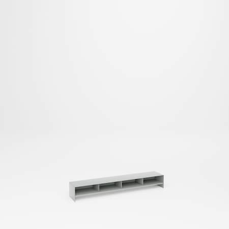 Pucel Workbench Pigeon Hole Unit, 48 in W x 9 in D x 7 in H, Red P-48